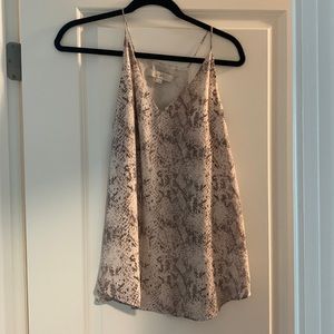 Loft size medium snakeskin print strappy cami
